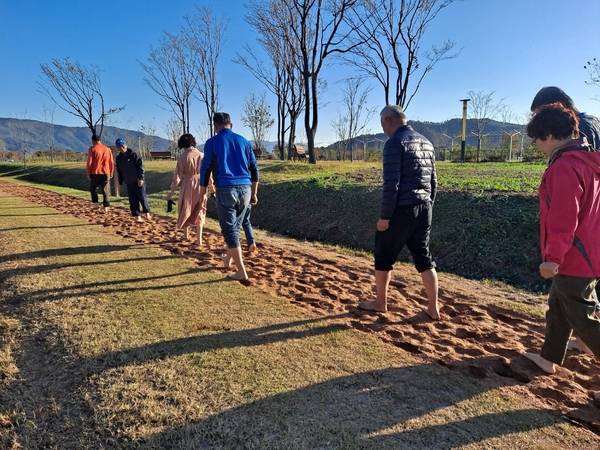 황톳길. /양산시 제공