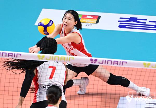 페퍼는 이날 서브 리시브가 아쉬웠다. 사진 제공= KOVO