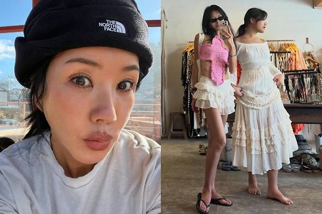 엄정화, 윤혜진 사회관계망서비스 계정