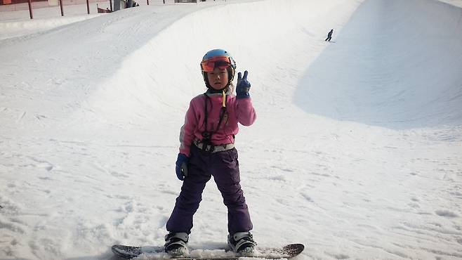 7살 때부터 스노보드를 시작한 최가온. (올댓스포츠 제공)