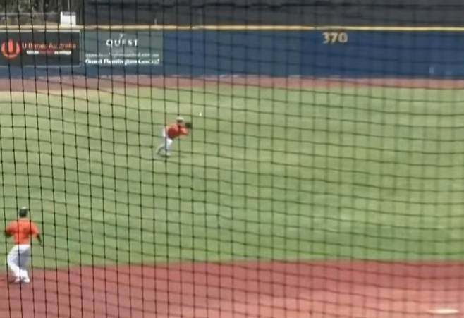 오재원 2회 다이빙 호수비. 이글스티비