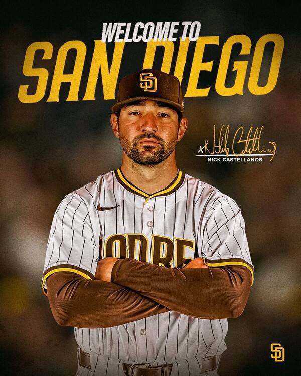 샌디에이고와 계약한 닉 카스테야노스.