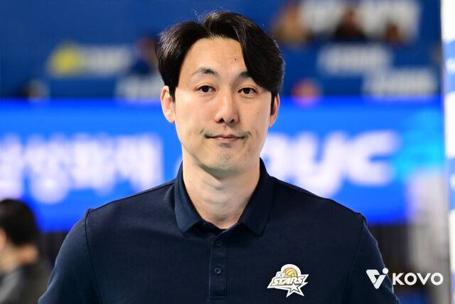 KB손해보험 하현용 감독대행./KOVO