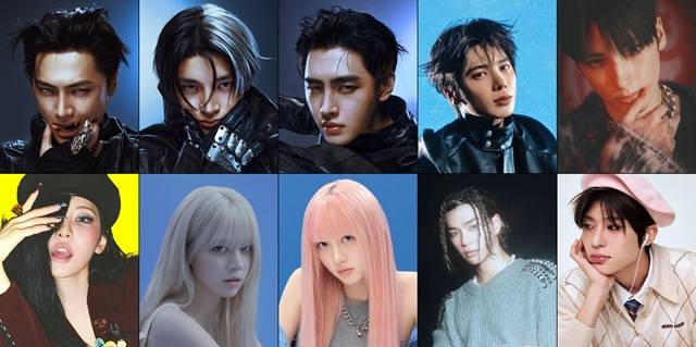 '2026년 붉은 말의 해'를 맞아 2002년생 말띠 스타 엔하이픈 제이 제이크 성훈, 투모로우바이투게더 태현 휴닝카이, NCT WISH 시온, 올데이 프로젝트 타잔, 아이브 가을, 엔믹스 릴리, 에스파 닝닝(왼쪽 위부터 시계 방향)의 신년운세를 알아보았다./빌리프랩, 빅히트뮤직, SM엔터테인먼트, 더블랙레이블, 스타쉽엔터테인먼트, JYP엔터테인먼트