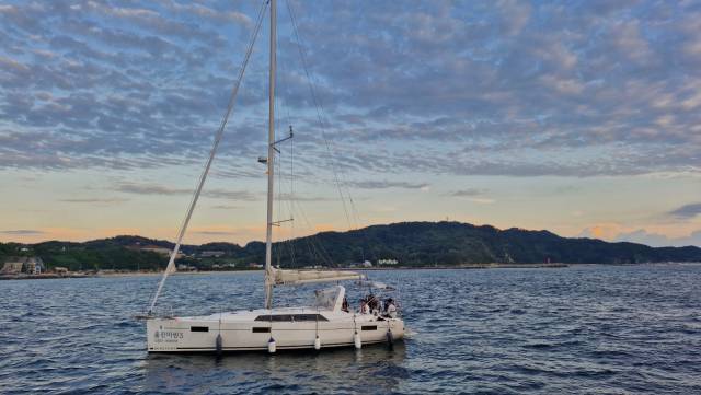 울진 후포마리나항 요트체험. 매일신문DB