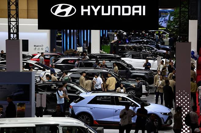 9일 자카르타에서 열린 2026 인도네시아 국제 모터쇼.