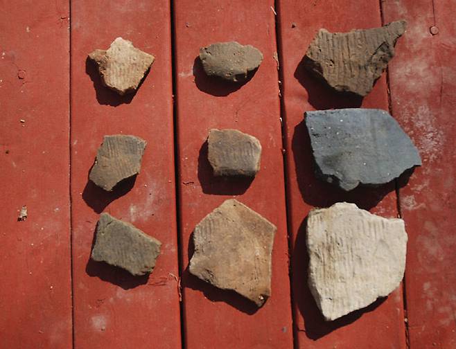 안산동 산성 출토유물./사진=대전시 제공