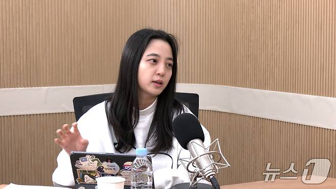 류호정 전 의원이 19일 뉴스1TV '팩트앤뷰'에 출연해 질문에 답하고 있다.(뉴스1TV '팩트앤뷰' 캡처)