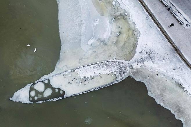 17세기 스웨덴 해군이 고의로 침몰시킨 것으로 추정되는 난파선. 사진=AFP 연합뉴스