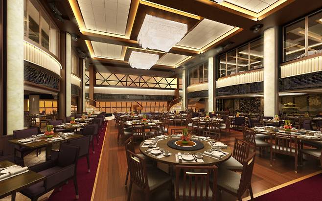 겐팅 크루즈의 내부 레스토랑 (사진=클룩)