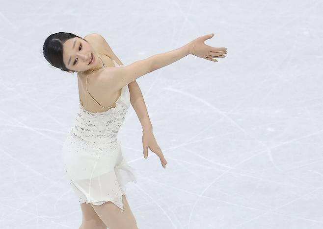 신지아의 프리 스케이팅 연기. 연합뉴스