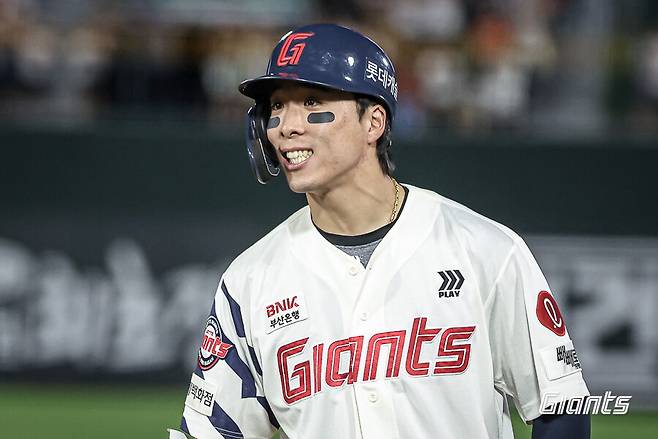 ▲ 김동혁 ⓒ롯데 자이언츠