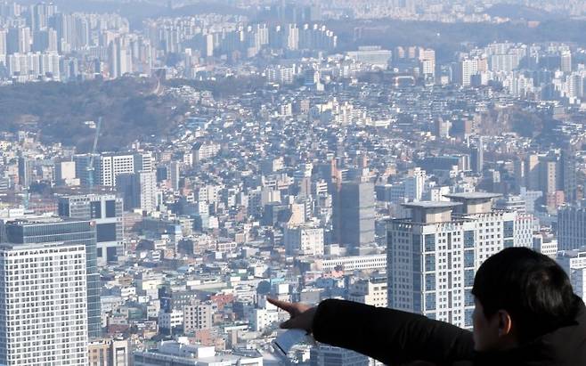 서울 아파트 전경. 뉴시스