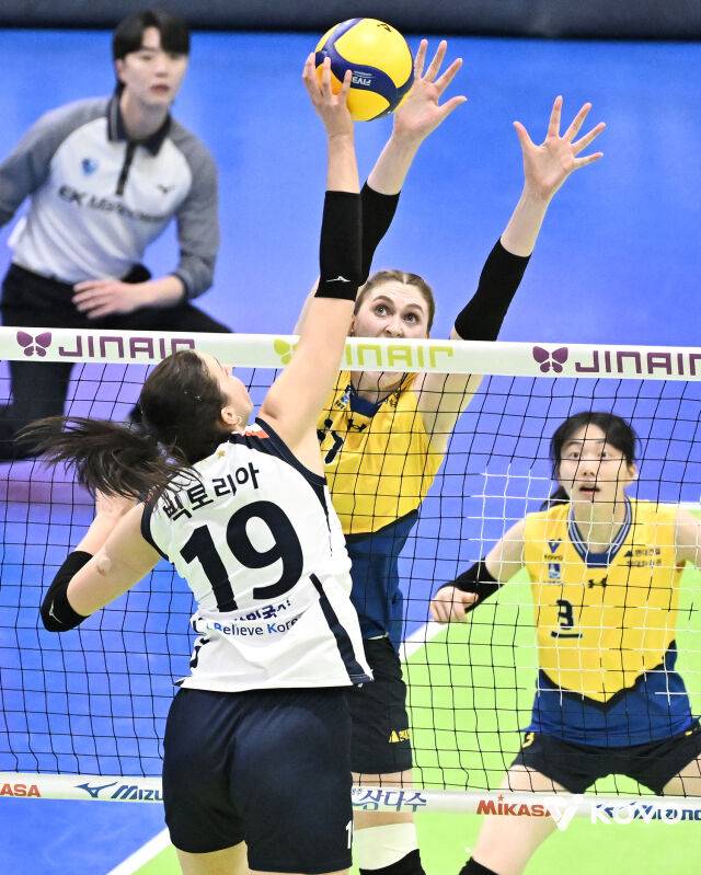 빅토리아와 카리./KOVO