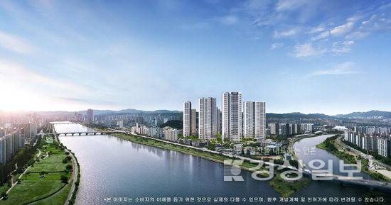 ▲ 태화강 센트럴 아이파크 투시도. HDC현대산업개발 제공