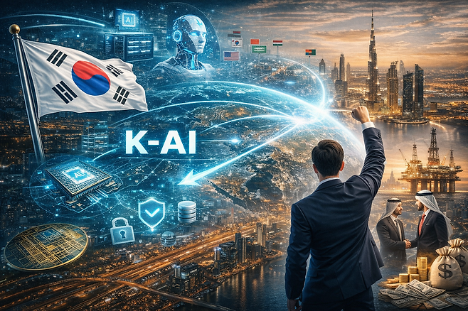 K-AI가 글로벌로 나아가고 있다. / 챗GPT 생성