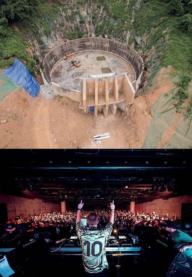 5개의 석유 저장 탱크가 있었던 서울 마포구 석유비축기지(위사진)는 전시·공연·축제 등 여러 문화 예술 프로그램이 이뤄지는 공공문화공간으로 탈바꿈했다. ⓒ문화비축기지