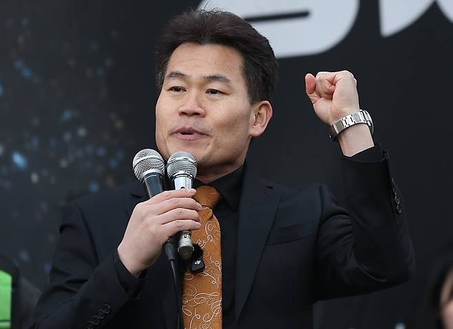 한국사 강사 출신 보수 유튜버 전한길 씨. 사진=연합뉴스