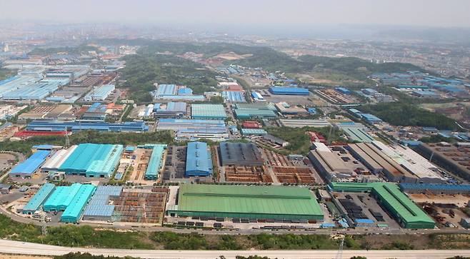 포항철강산업단지 전경. 포항시 제공