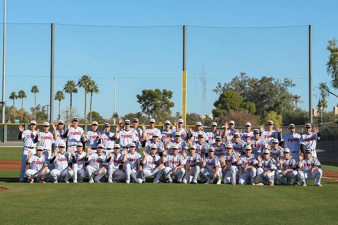 LG가 미국 애리조나에서 실시한 2026년 1차 전지훈련을 종료했다. 사진 | LG 트윈스