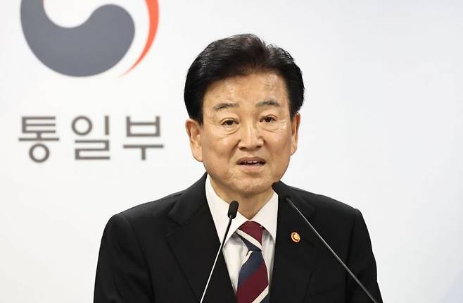 정동영 통일부 장관. 연합뉴스