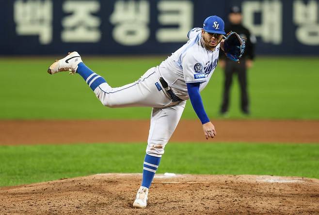 삼성 아리엘 후라도. 사진제공|삼성 라이온즈