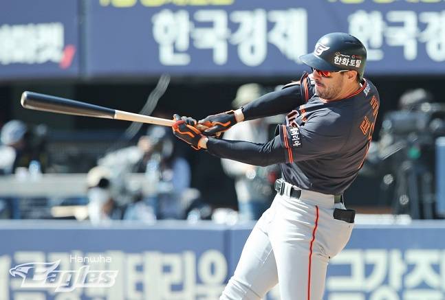 한화 이글스 시절 마이크 터크먼. /사진=한화 이글스 제공