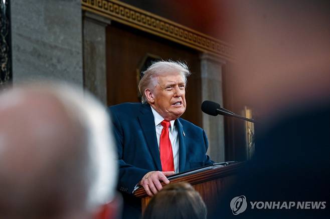 트럼프 국정연설 (AP=연합뉴스)
