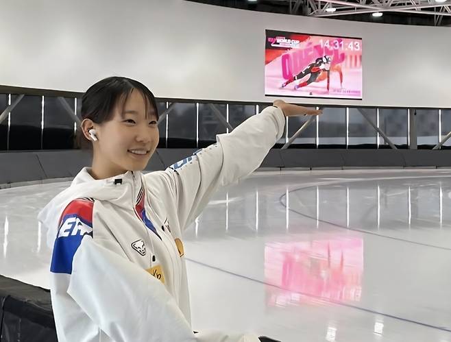 여자 쇼트트랙 강민지. 사진 | 강민지 SNS