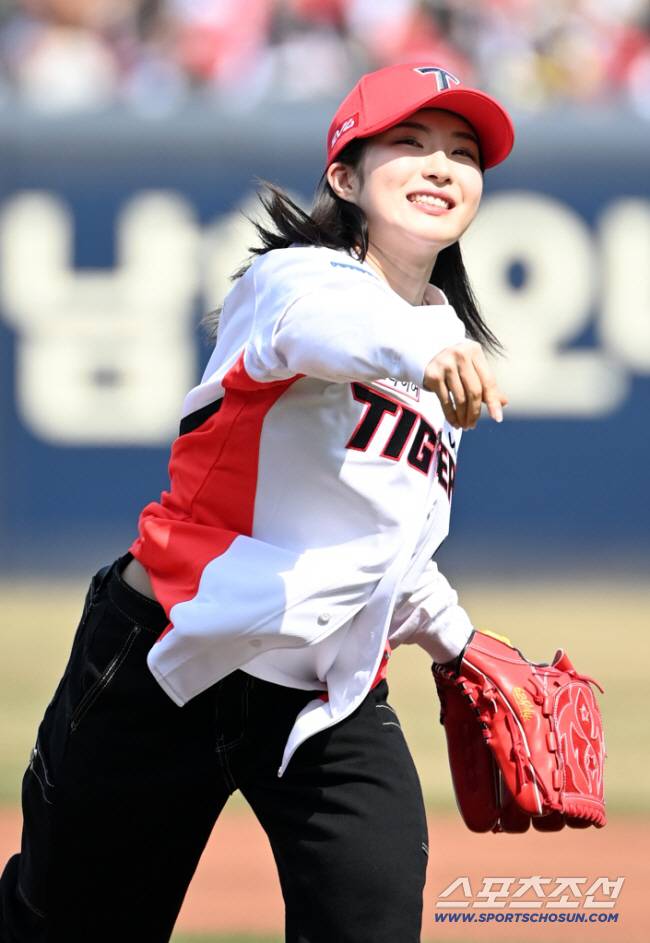 김도영 팬, 기아 팬 '람보르길리' 김길리의 시구. 사진=스포츠조선 DB