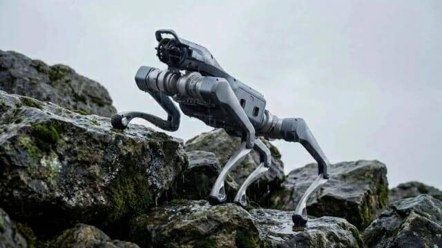 중국 유니트리가 고성능 로봇 개 'As2'를 공개했다. (사진=유니트리)