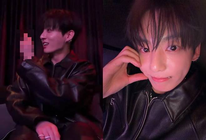 방탄소년단(BTS) 정국의 음주 라이브 방송이 삭제됐다. /사진=위버스 갈무리