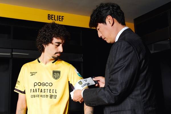 발디비아, 박동혁 감독 / 사진=전남 드래곤즈 제공