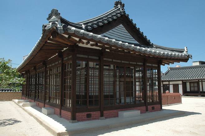 ▲ 경산시 삼남동 근대 한옥이 경상북도 등록문화유산으로 최종 등록됐다. 사랑채. 경산시.