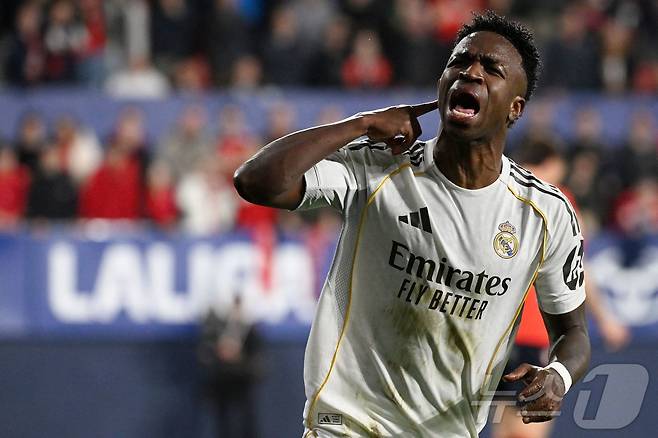 레알 마드리드의 비니시우스 주니오르 ⓒ AFP=뉴스1