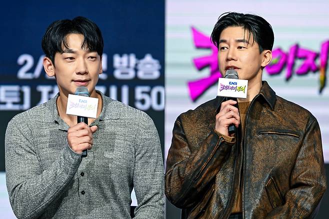 비(정지훈), 김무열. 사진 제공=ENA, TEO