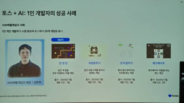 김환희 서브레벨게임즈 대표는 짧게는 3일, 길게는 2주의 개발 기간을 거쳐 게임을 개발해 왔다. (사진=진성우 기자)