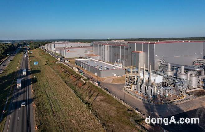 미국 조지아주 SK온 배터리 공장.