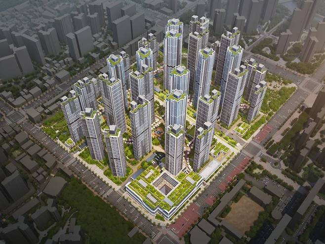 서울 강남구 은마아파트 재건축 정비사업 조감도. 서울시 제공