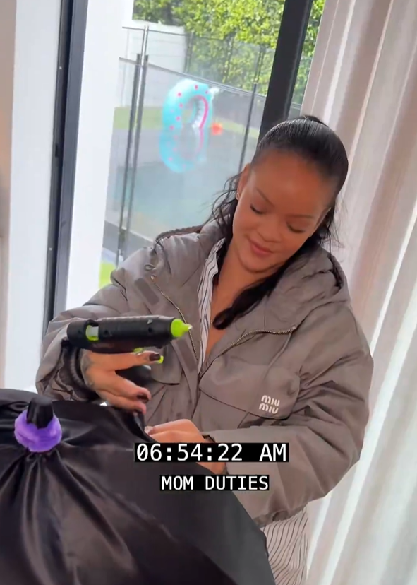 리한나 인스타그램 영상 캡처.