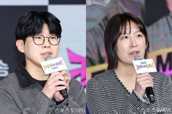 크레이지 투어 제작발표회 오동인 PD, 송가희 PD / 사진=권광일 기자