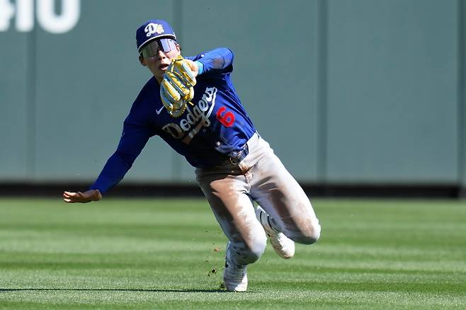 ▲ LA 다저스 김혜성이 시범경기를 통해 연일 존재감을 뽐내고 있다. 이에 일본 언론들도 월드베이스볼클래식(WBC) 출전을 앞두고 있는 김혜성을 경계하기 시작했다. ⓒ연합뉴스/AP