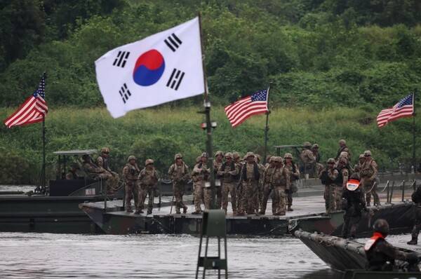 지난해 8월 경기도 여주에서 실시된 한미 연합훈련. 포링 어페어즈 2월 25일