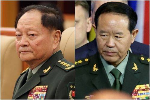 중국 내에서 숙청된 것으로 알려진 장유샤 부주석(왼쪽)·류전리 위원. EPA연합뉴스