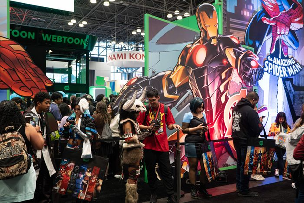 네이버웹툰 NYCC 2025 부스 전경. 사진 제공=네이버웹툰