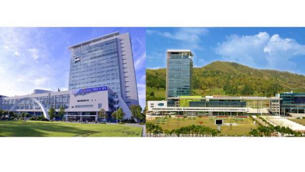 광주시청(왼쪽부터), 전남도청 전경.<광주시, 전남도 제공>