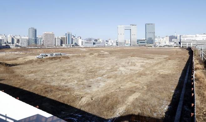 지난달 29일 서울 용산구 용산국제업무지구 모습. 뉴시스