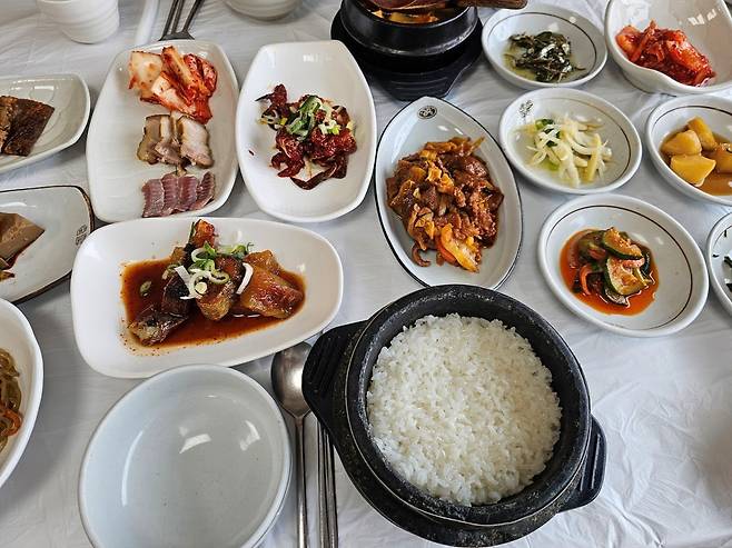 한 끼 보약, 여주 쌀로 지은 한 상(사진=정상미)