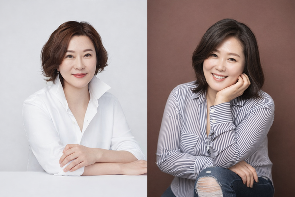 밍 리우 텐센트 IEG 글로벌 CEO(왼쪽), 김민영 넷플릭스 아시아태평양 콘텐츠 총괄(VP). / 각 사