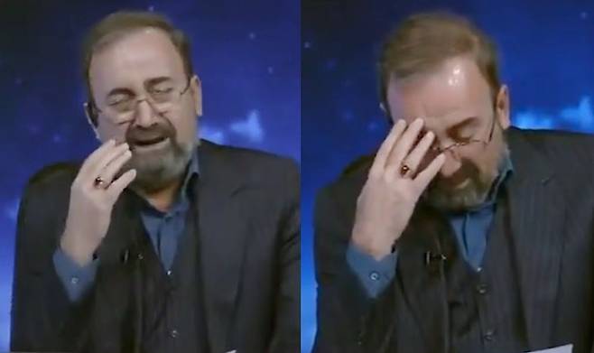 이란 국영방송 앵커가 최고지도자 아야톨라 하메네이의 사망 소식을 전하면서 오열했다. 이란 국영방송 IRIB 캡처